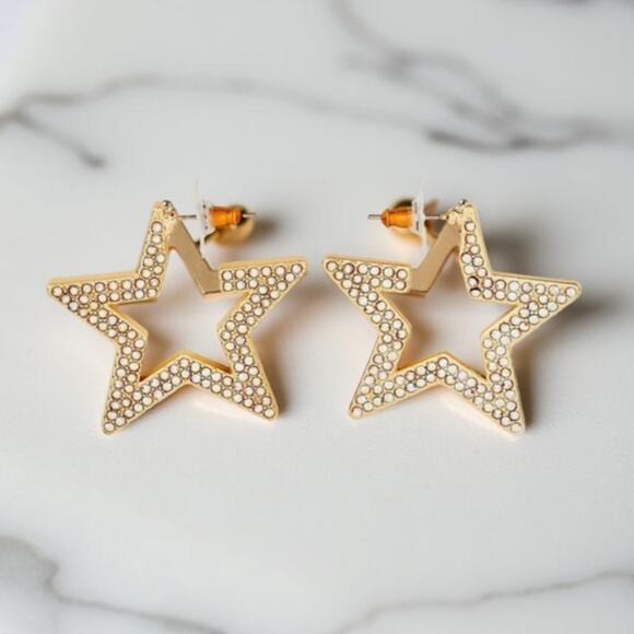 BaubleBar Jewelry - Copied - SUGARFIX by BaubleBar Large Gold Iridescent Stars